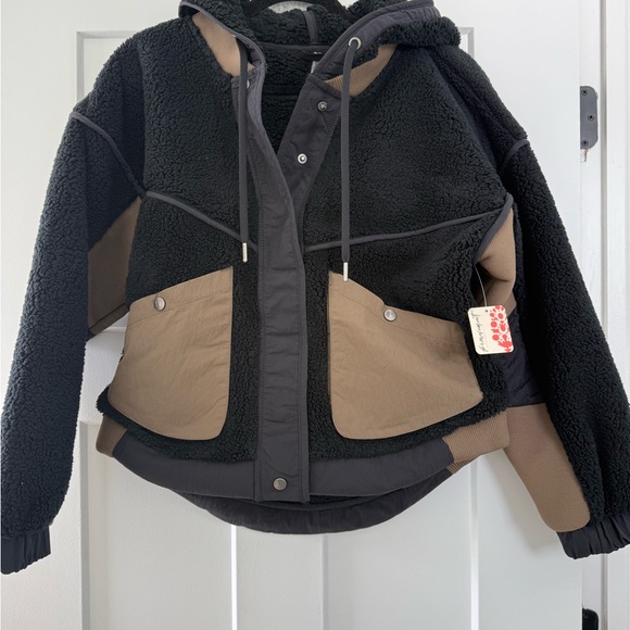 NWT Free People Trail Bender Fleece Jacket - Picture 6 of 9